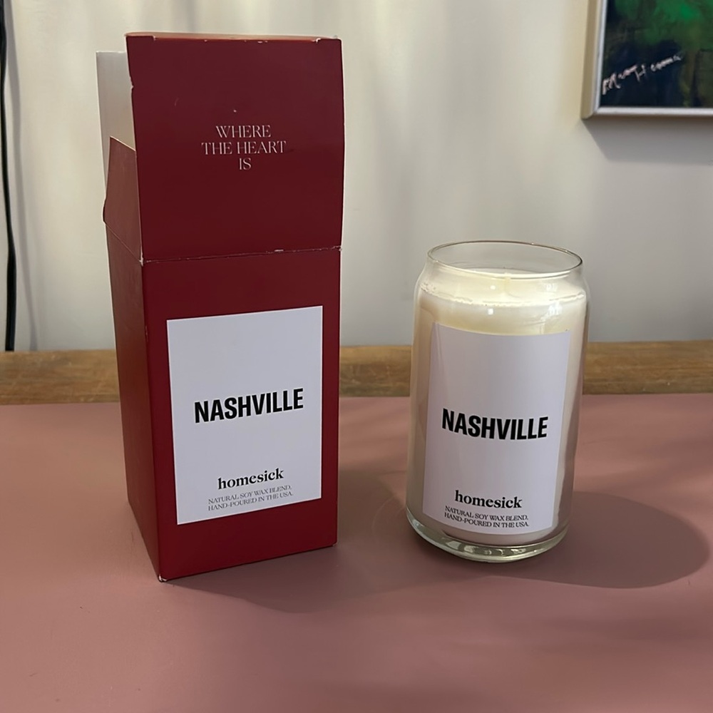Nashville Homesick Candle New in Box